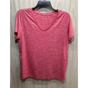 AMAZON‎ ESSENTIALS Women's (Size XXL) Short Sleeve V-Neck Shirt Stretch B3I